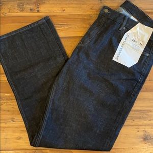 Banana Republic dark straight denim 38x34 NWT